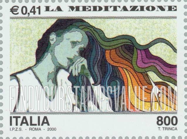 FindYourStampsValue: Millennium Type of 2000: Meditation