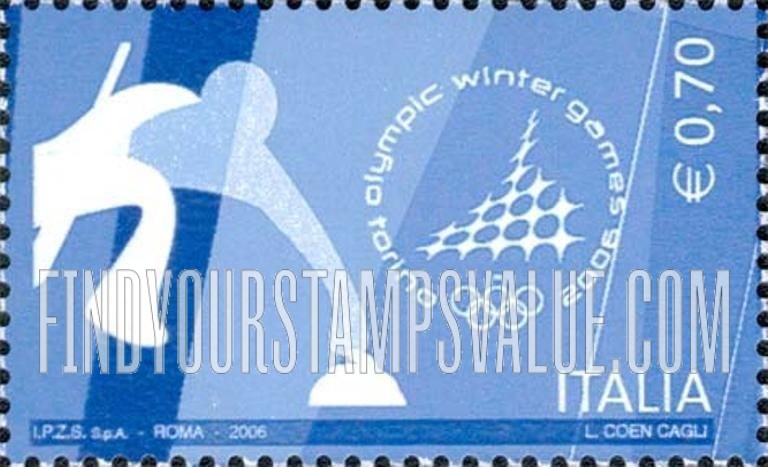 FindYourStampsValue: 2006 Winter Olympics, Turin: Curling