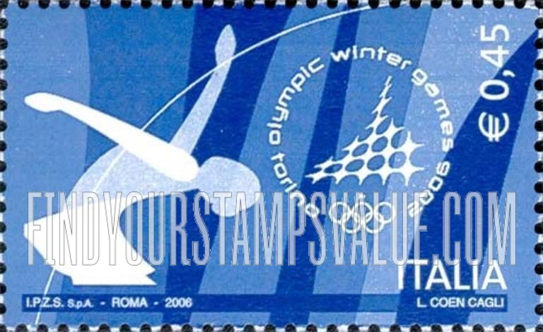 FindYourStampsValue: 2006 Winter Olympics, Turin: Figure skating