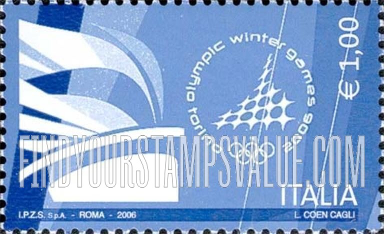 FindYourStampsValue: 2006 Winter Olympics, Turin: Torch