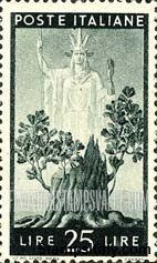 FindYourStampsValue: VENEZIA GIULIA - “Italia” and Sprouting Oak Stump: On Stamps of 1945