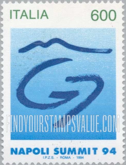 FindYourStampsValue: G-7 Summit, Naples