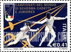 FindYourStampsValue: World Junior Fencing Championships, Trapani