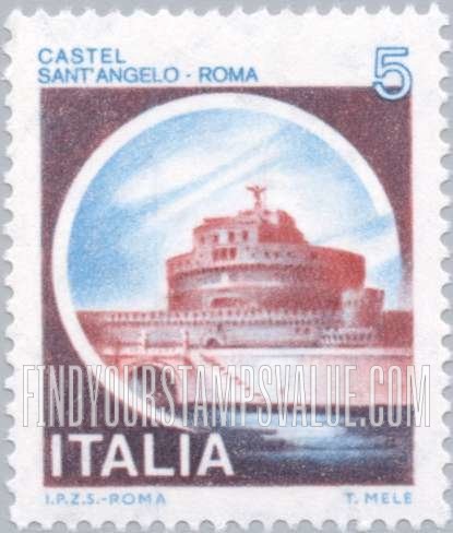 FindYourStampsValue: Castles: St. Angelo Castle, Rome