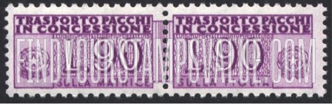 FindYourStampsValue: PARCEL POST AUTHORIZED DELIVERY - Trasporto Pacchi in Concessione