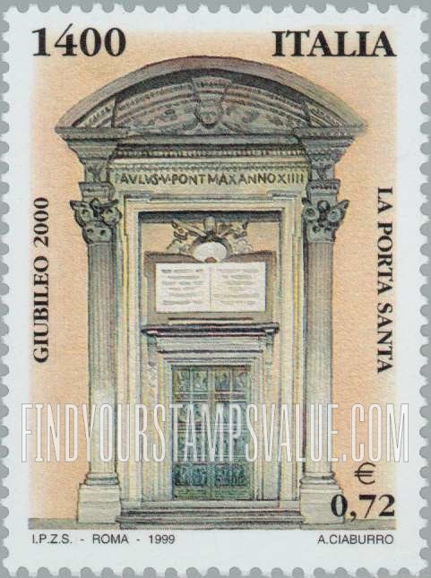 FindYourStampsValue: Holy Year: Holy Door