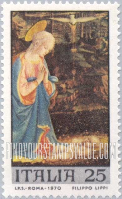 FindYourStampsValue: Virgin and Child, by Fra Filippo Lippi