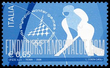 FindYourStampsValue: 2006 Winter Olympics, Turin: Ice hockey