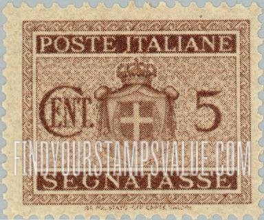 FindYourStampsValue: POSTAGE DUE - Coat of Arms