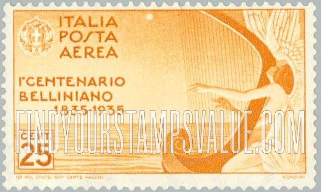 FindYourStampsValue: AIR POST - Muse Playing Harp