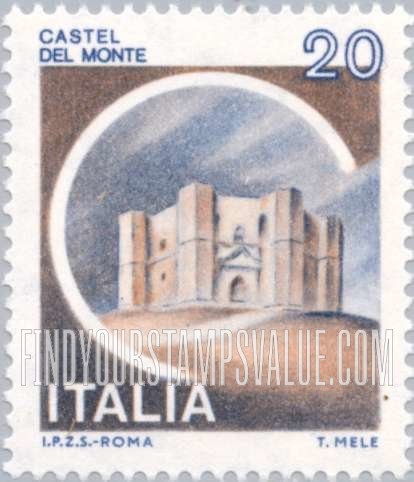 FindYourStampsValue: Castles: Del Monte, Andria