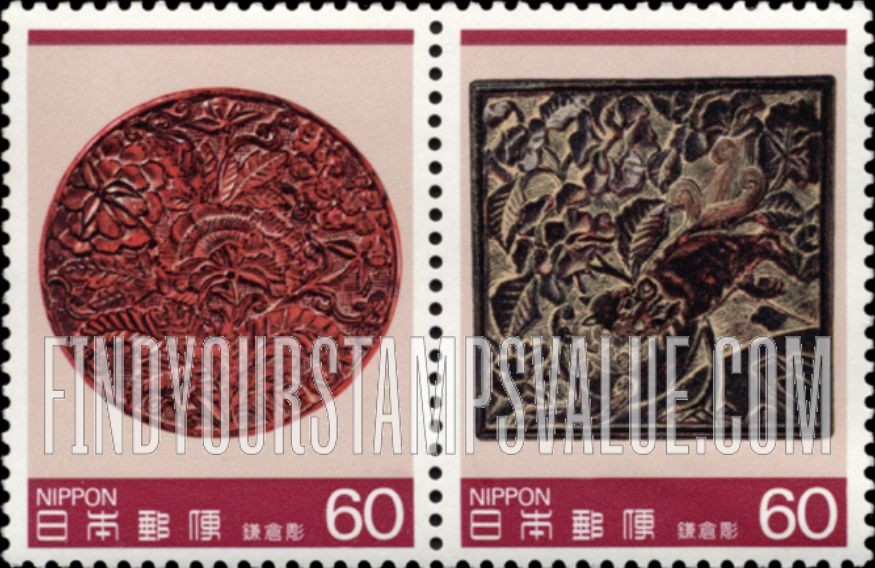FindYourStampsValue: Kamakurabori Wood Carvings - 鎌倉彫