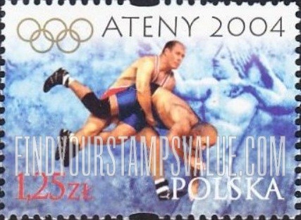 FindYourStampsValue: 2004 Summer Olympics, Athens: Wrestling