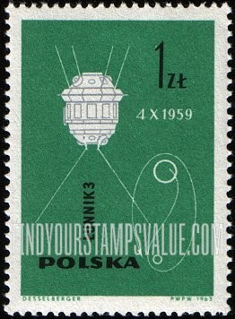 FindYourStampsValue: American and Russian Spacecrafts: Lunik 3