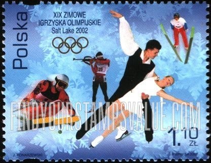 FindYourStampsValue: 2002 Winter Olympics, Salt Lake City