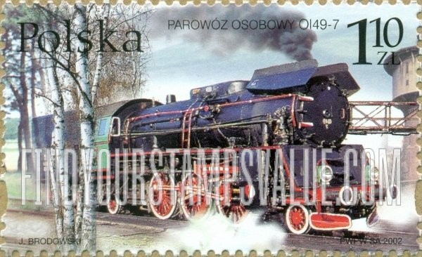FindYourStampsValue: Steam Locomotives: OI49-7