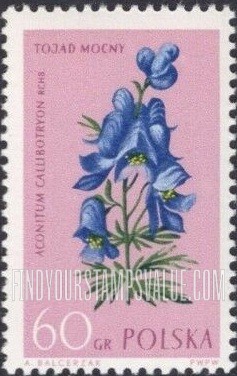 FindYourStampsValue: Flowers: Monkshood