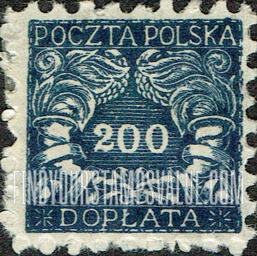 FindYourStampsValue: POSTAGE DUE - Numerals of Value