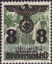 FindYourStampsValue: OCCUPATION - Similar Surcharge on Stamps of 1938-39