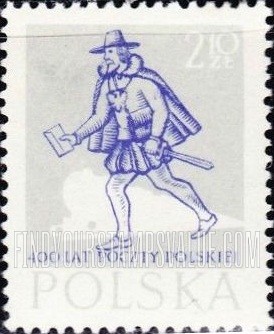 FindYourStampsValue: Medieval postman and train