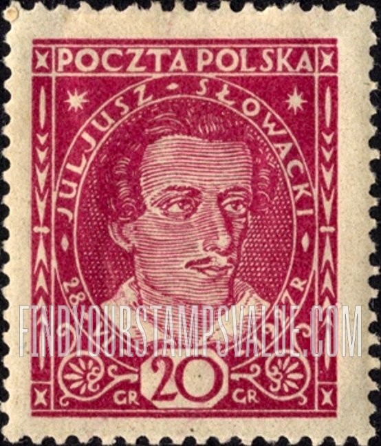 FindYourStampsValue: Juliusz Slowacki