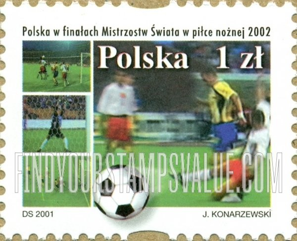 FindYourStampsValue: Poland’s Advancement to 2002 World Cup Soccer Championships