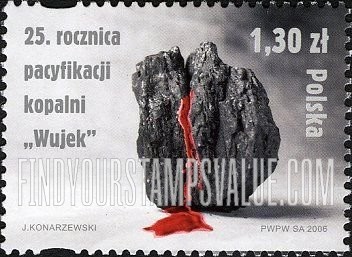 FindYourStampsValue: Wujek Coal Mine Massacre, 25th Anniversary