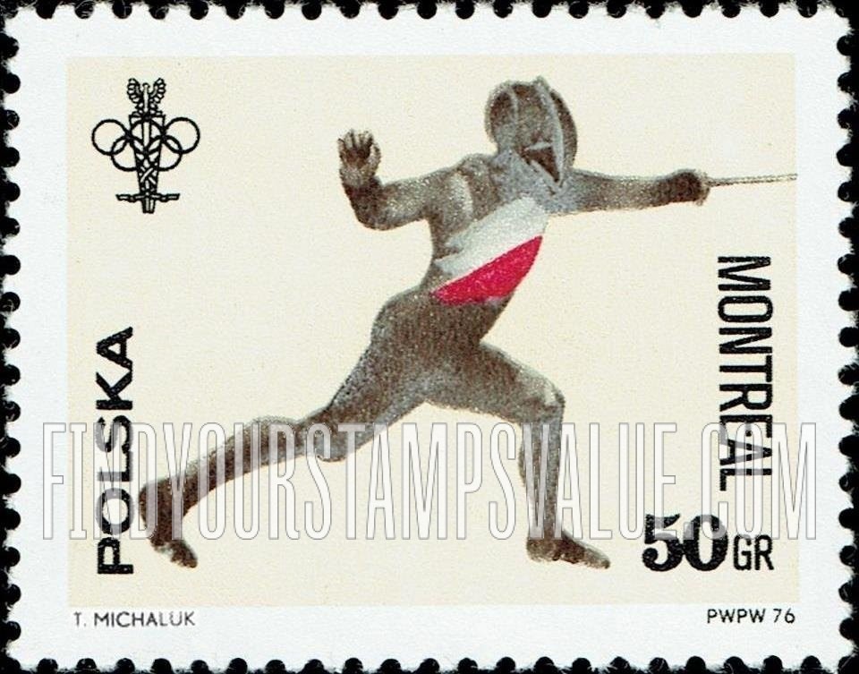 FindYourStampsValue: Fencing and Olympic Rings