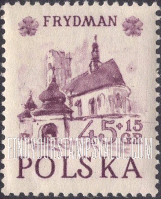 FindYourStampsValue: SEMI-POSTAL - Church of Frydman