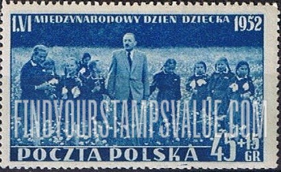 FindYourStampsValue: SEMI-POSTAL - President  Bierut and Children