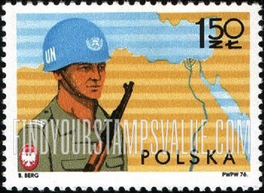 FindYourStampsValue: Soldier and Map of Sinai