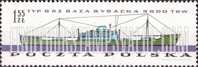 FindYourStampsValue: Various Polish Cargo Ships