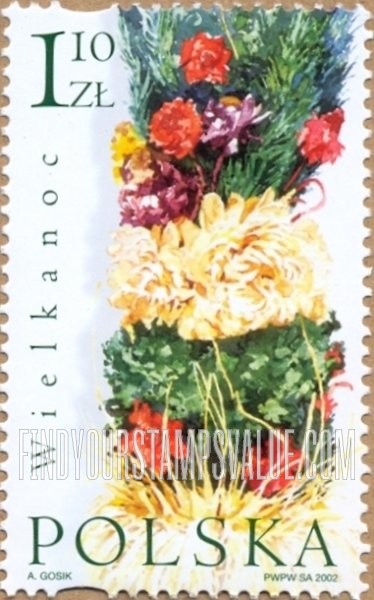 FindYourStampsValue: Easter: Flowers