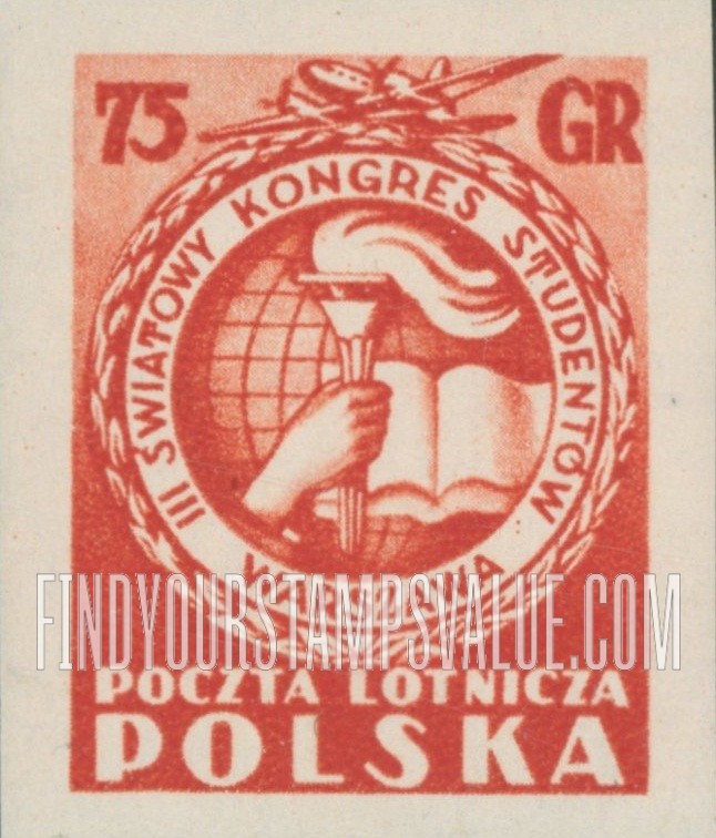 FindYourStampsValue: AIR POST - Congress Badge