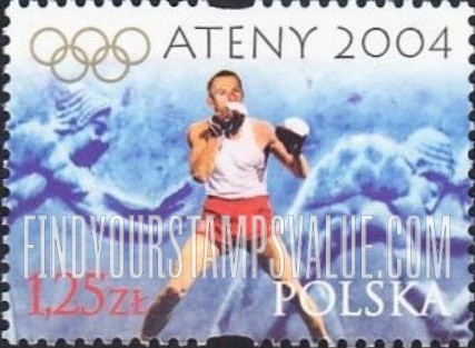 FindYourStampsValue: 2004 Summer Olympics, Athens: Boxing