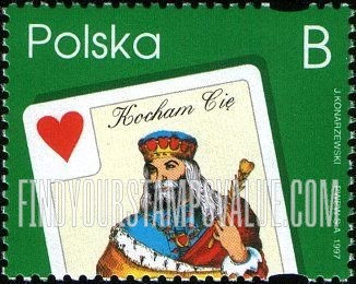 FindYourStampsValue: King of Hearts