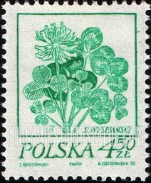 FindYourStampsValue: Flowers: Clover