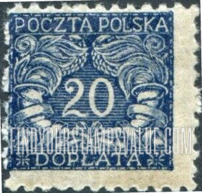 FindYourStampsValue: POSTAGE DUE - Numerals of Value
