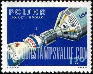 FindYourStampsValue: Apollo and Soyuz Linked in Space