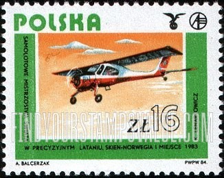FindYourStampsValue: Polish Aviation: Wilga, 1983