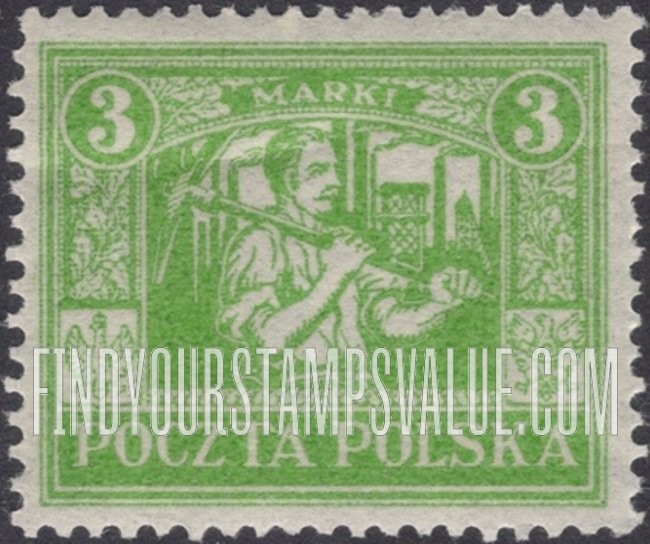 FindYourStampsValue: Miner: Type of 1919
