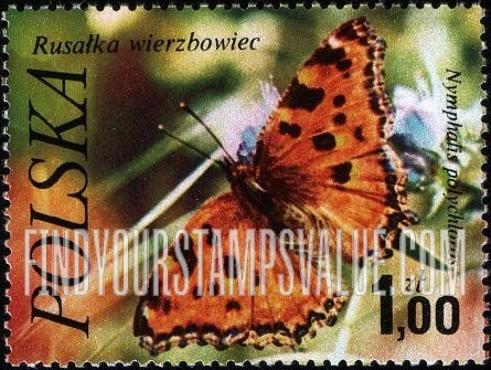FindYourStampsValue: Butterflies: Nymphalis polychloros
