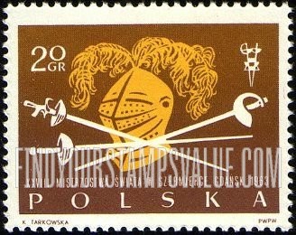 FindYourStampsValue: Foil, Saber, Sword and Helmet