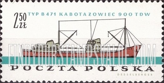 FindYourStampsValue: Various Polish Cargo Ships