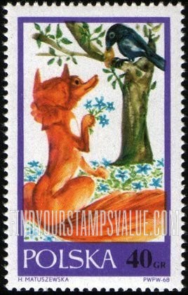 FindYourStampsValue: Fairy Tales: The Fox and the Raven