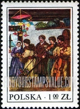 FindYourStampsValue: Folk Customs: Easter cock