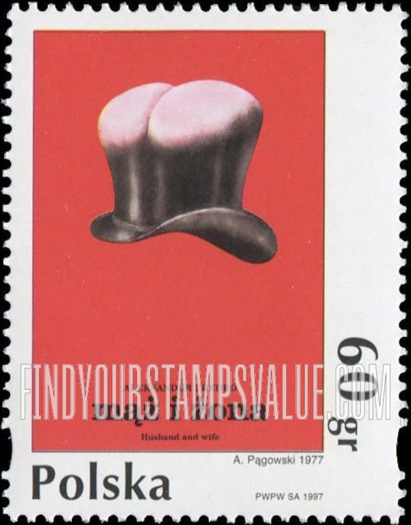 FindYourStampsValue: Theater Poster Art: “Maz i zona,” by A. Pagowski, 1977, vertical