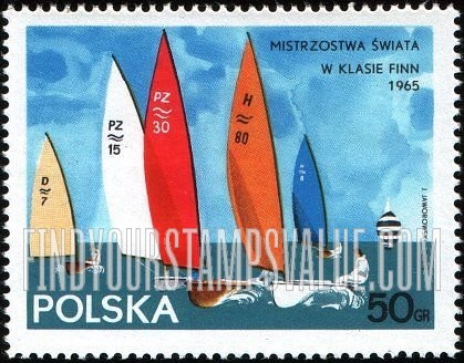 FindYourStampsValue: Yachts: Group of Finn class