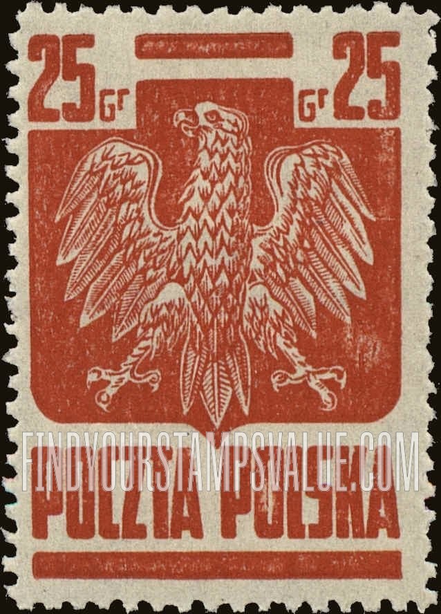 FindYourStampsValue: Polish Eagle