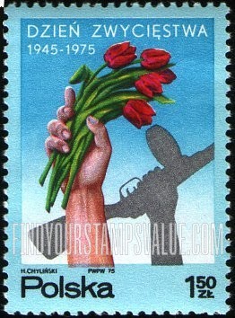 FindYourStampsValue: Hands Holding Tulips and Rifle